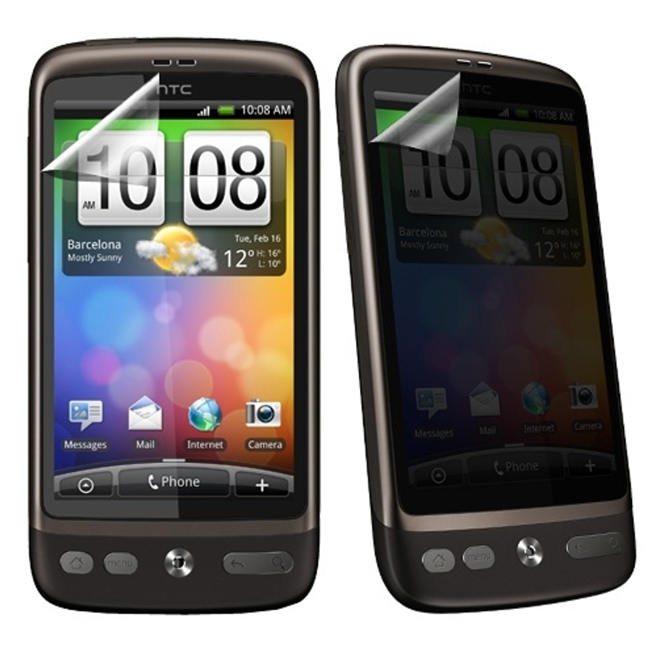 SCREENWHIZ HD PRIVACY SCREEN PROTECTOR FOR HTC DESIRE WHOLESALE RETAIL PACKAGE