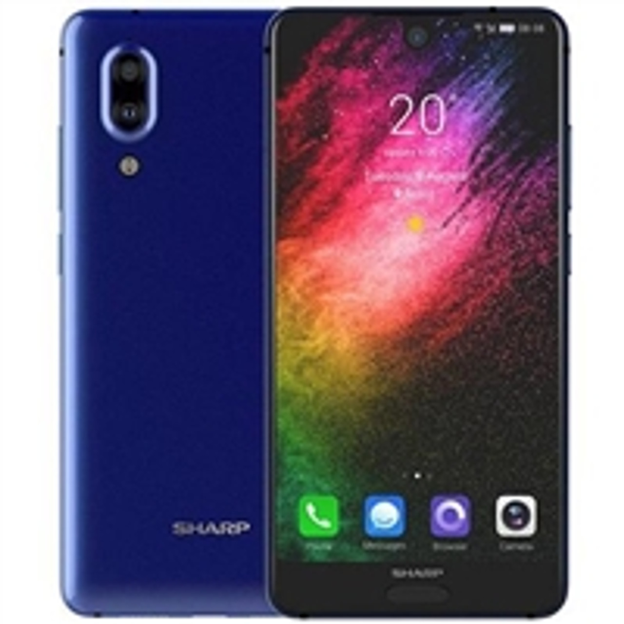 buy Sharp Aquos S2 4+64GB Blue, Android 7.1 OS, Snapdragon SDM630 by - Discontinued