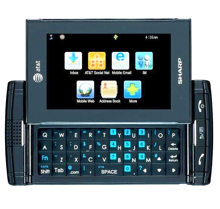 SHARP FX STX-2 3G SOCIAL NETWORKING QWERTY KEYBOARD 3.0" TOUCHSCREEN AT&T GSM UNLOCKED WHOLESALE CELL PHONES - FACTORY REFURBISHED