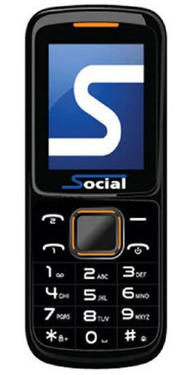 BRAND NEW SOCIAL MICRO FB-203 BLACK UNLOCKED DUAL SIM CELL PHONES