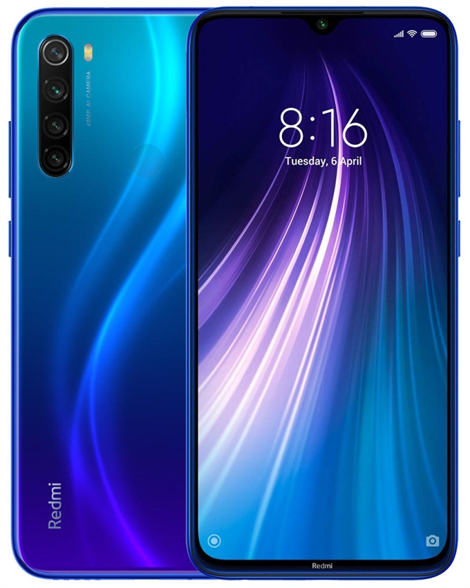New Xiaomi Redmi Note 8 Android Phone Wholesale | Blue