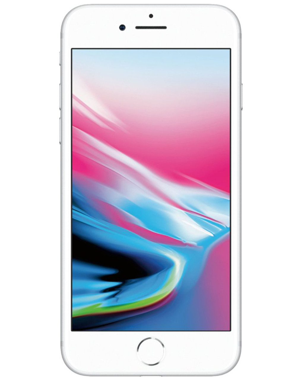 Bulk iPhone 8 silver 128GB unlocked bulk smartphone front