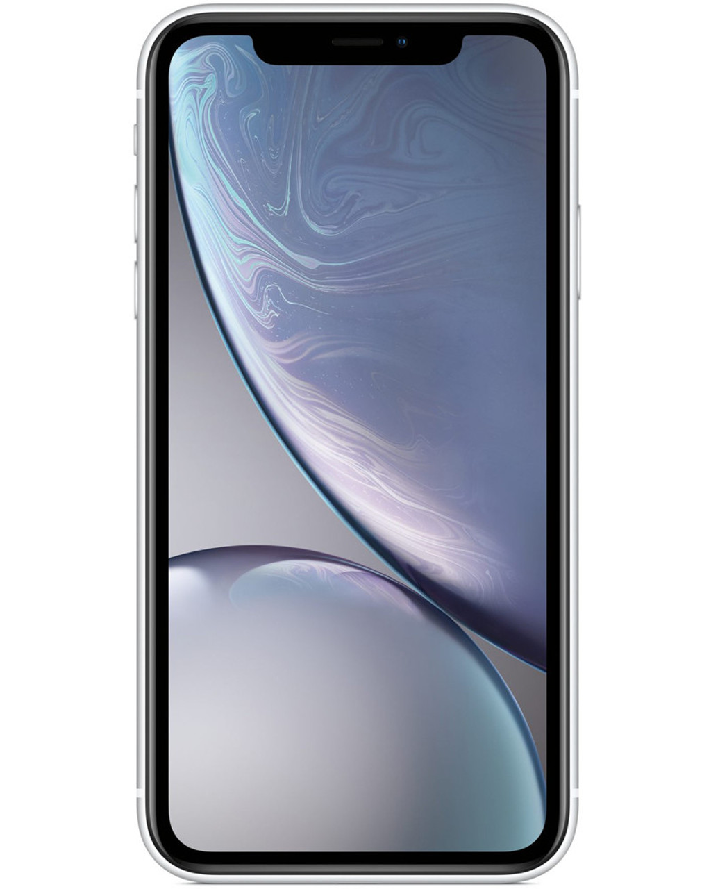 Bulk iPhone XR 64GB white unlocked smartphone front view A+ stock