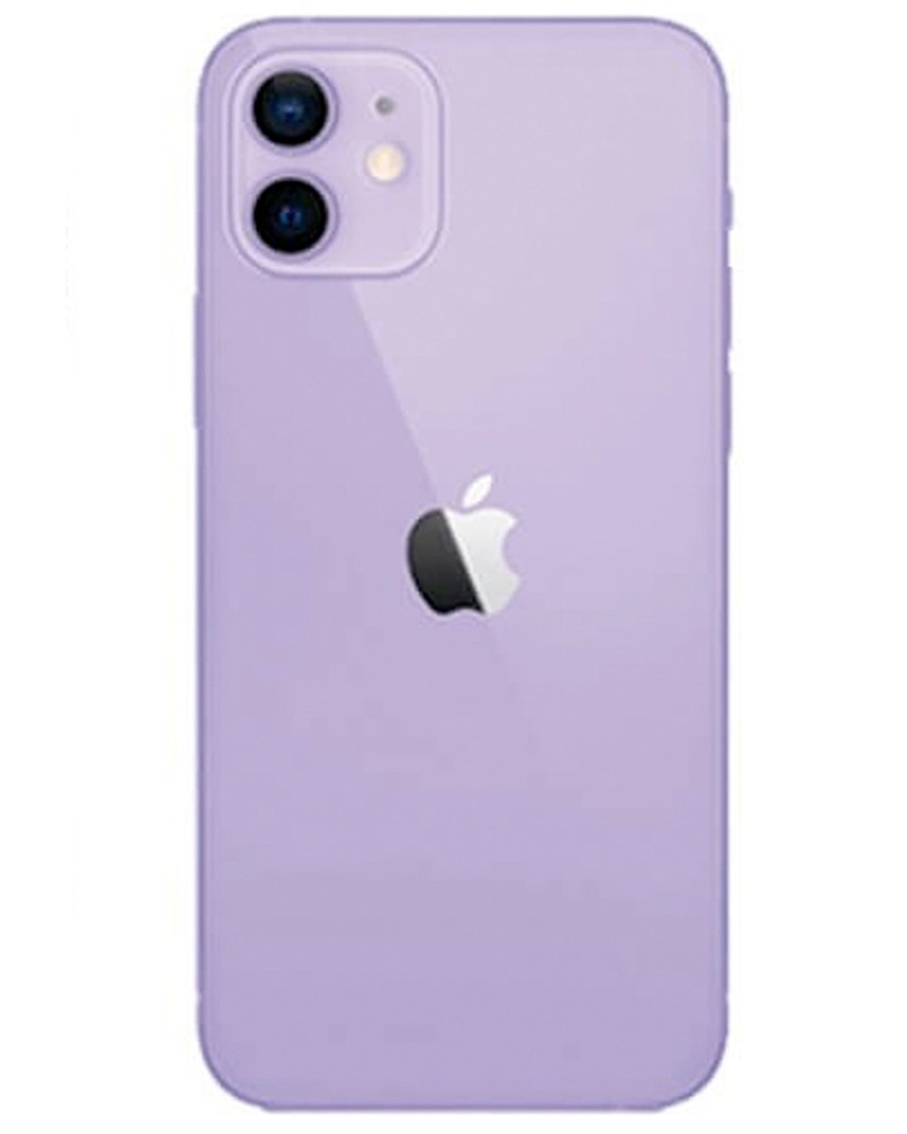 Bulk iPhone 12 purple 128GB unlocked smartphone A+ stock back view