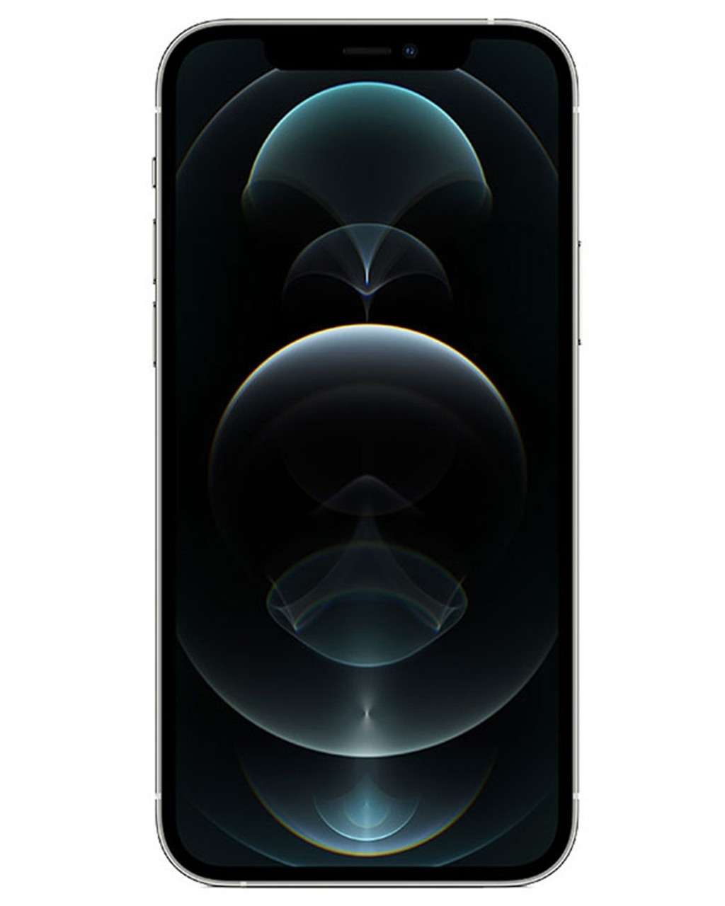 Bulk iPhone 12 Pro silver 256GB unlocked smartphone A+ stock front view