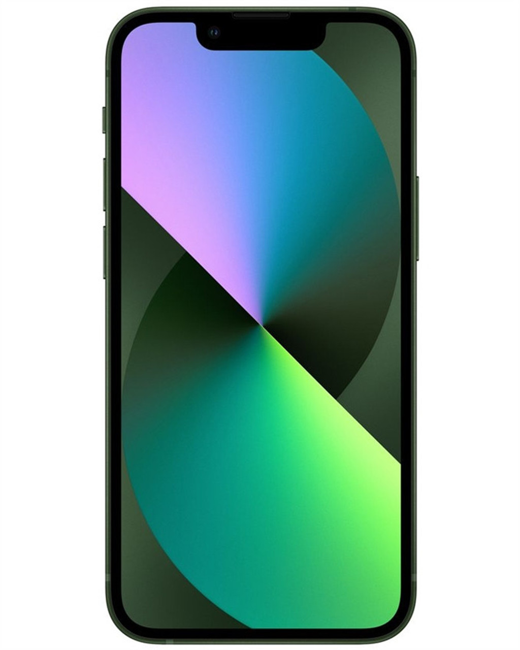 Bulk iPhone 13 green 128GB unlocked smartphone A+ stock front view