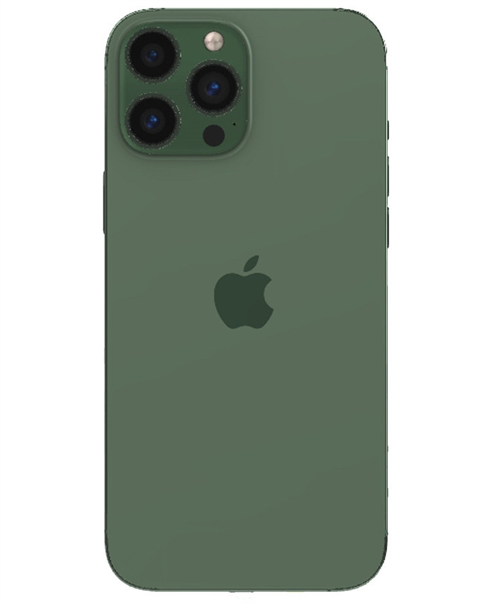 Bulk iPhone 13 Pro Max green 128GB unlocked smartphone A+ stock back view
