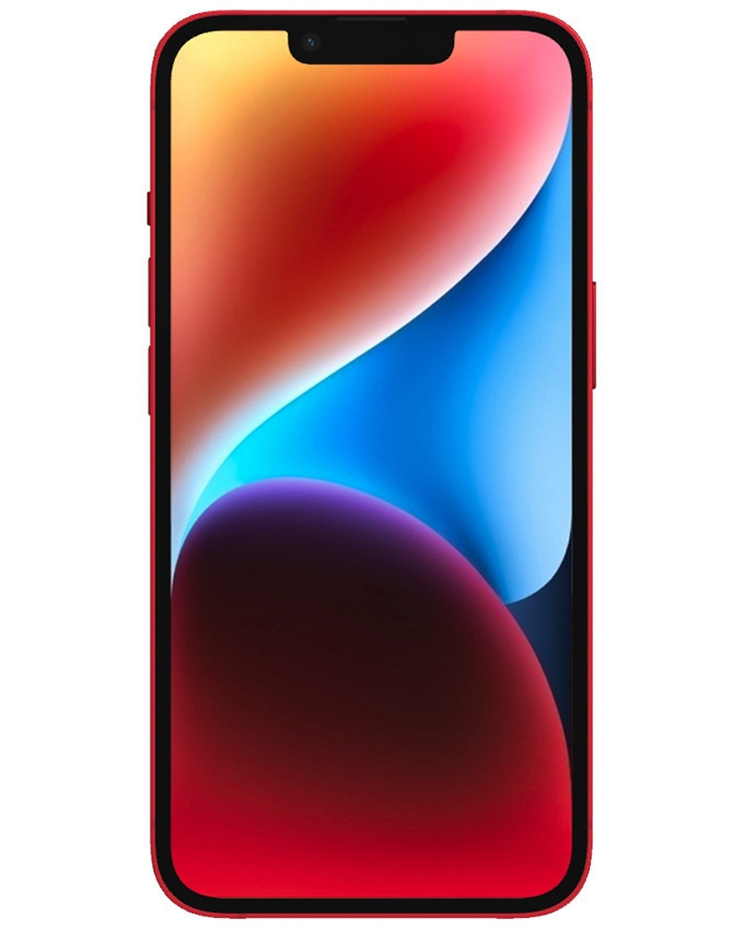 Bulk iPhone 14 Plus red 128GB unlocked smartphone A+ stock front view