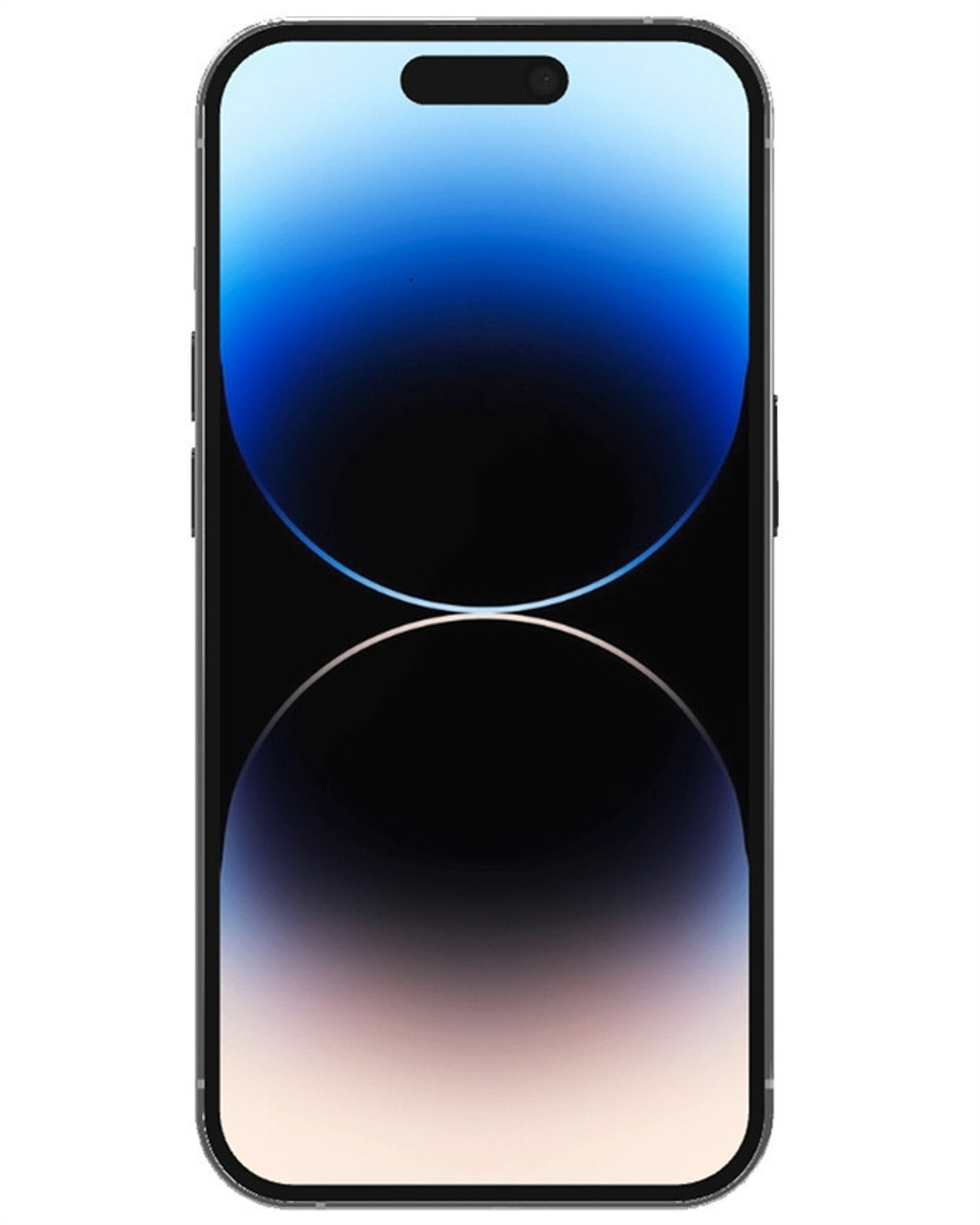 Bulk new iPhone 14 Pro silver 128GB unlocked smartphone front view