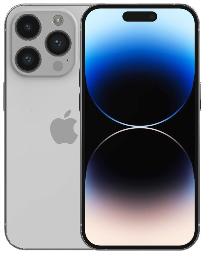 Bulk new iPhone 14 Pro silver 256GB unlocked smartphone