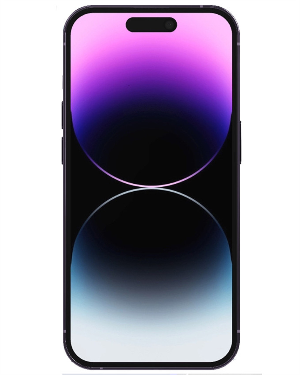 Bulk iPhone 14 Pro Max deep purple A2651 128GB unlocked smartphone A+ stock front view