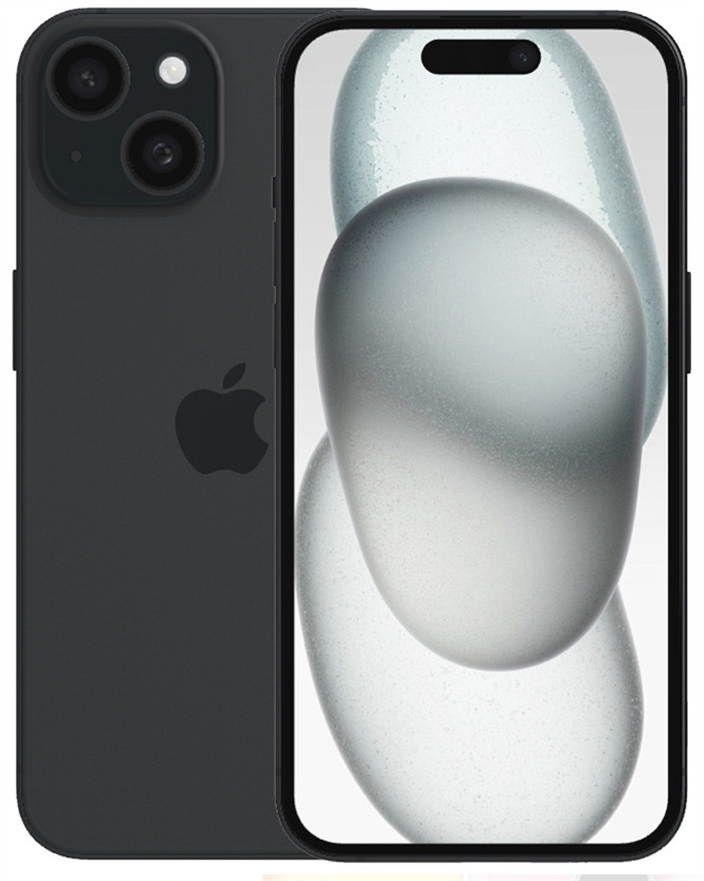 Bulk new iPhone 15 black 128GB unlocked smartphone