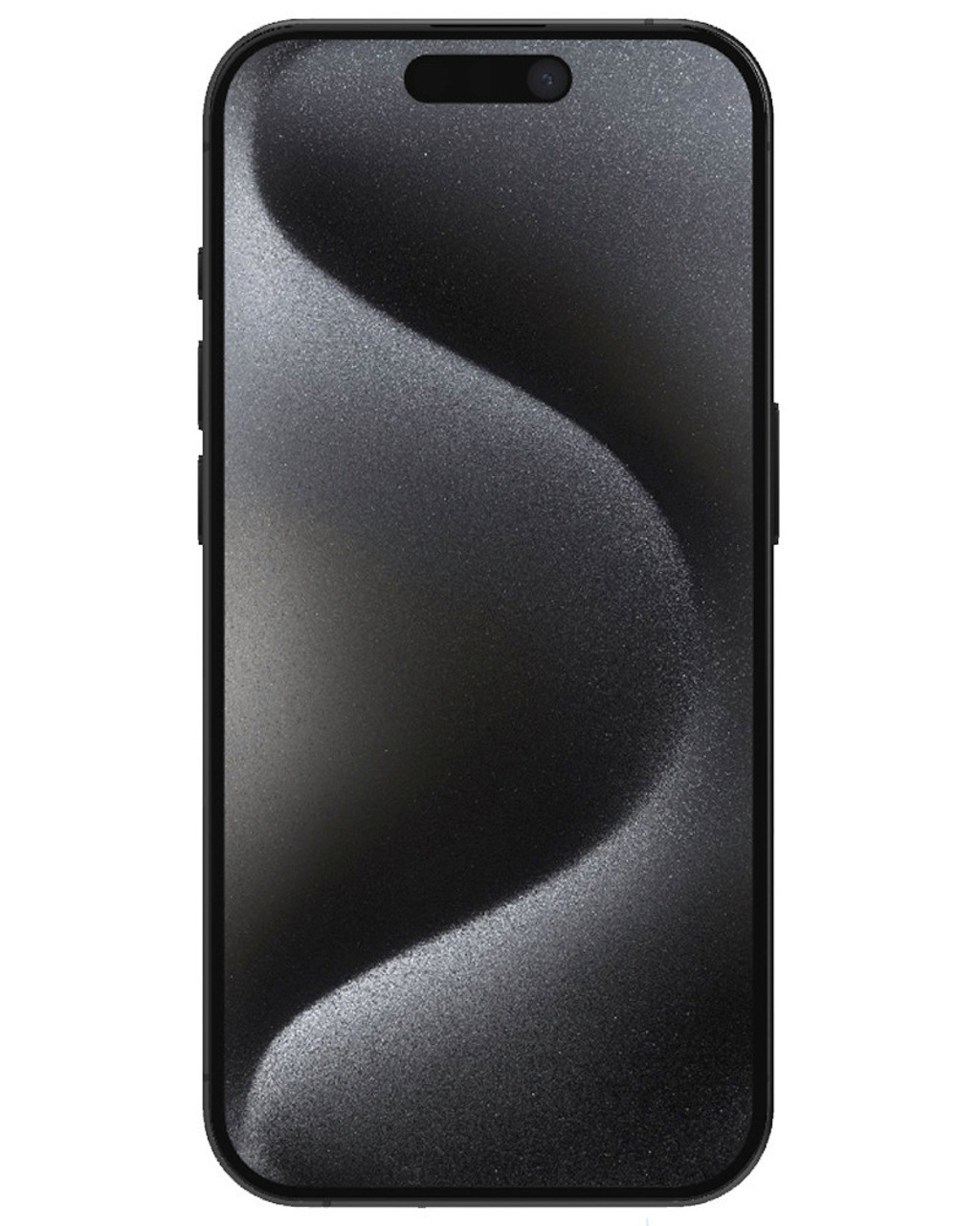 Wholesale iPhone 15 Pro black titanium 256GB unlocked bulk smartphone A+ Stock front view