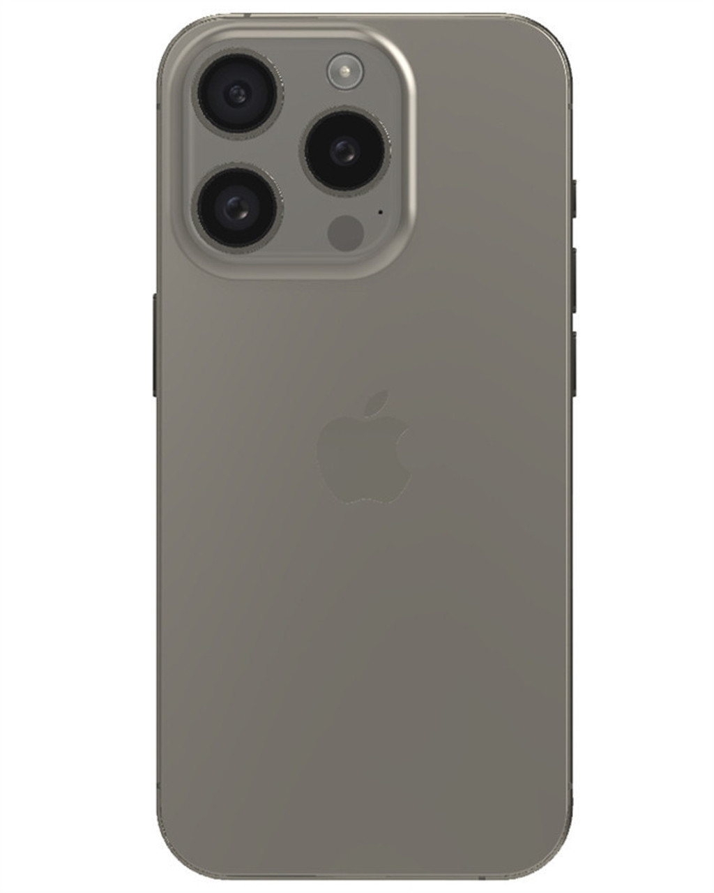 Wholesale iPhone 15 Pro natural titanium 256GB unlocked bulk smartphone New back view