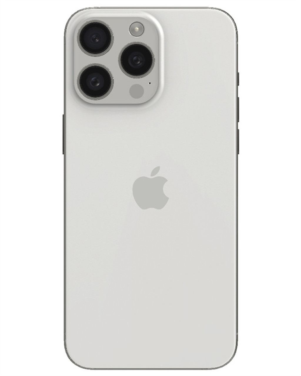 Wholesale iPhone 15 Pro Max white titanium 256GB unlocked bulk smartphone A+ Stock back view