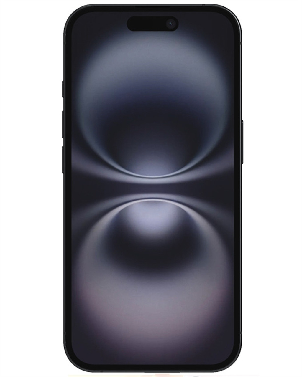 Wholesale iPhone 16 black 256GB unlocked bulk smartphone New front view