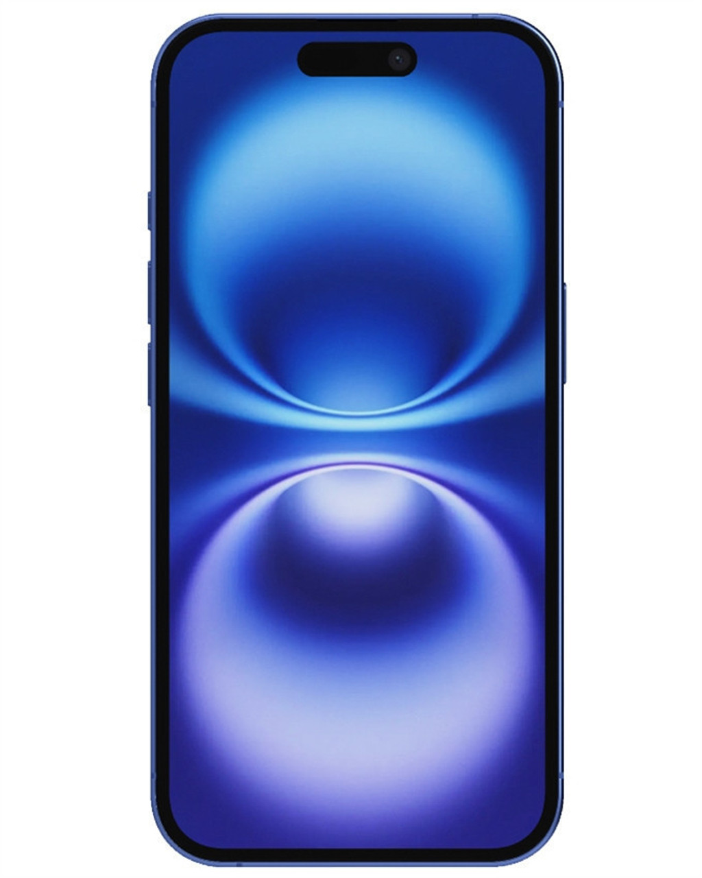 Wholesale iPhone 16 blue 128GB unlocked bulk smartphone A+ Stock front view