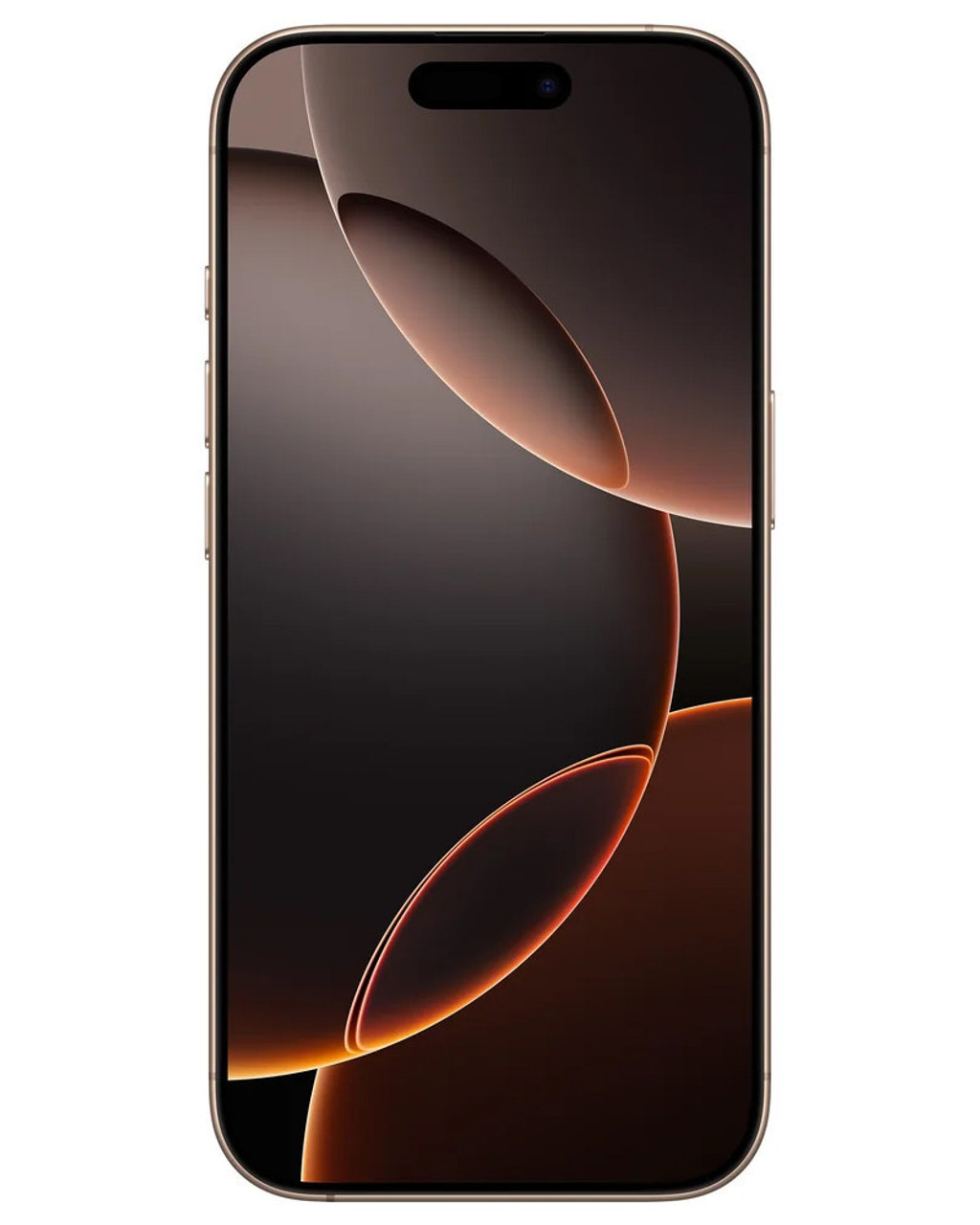 Wholesale iPhone 16 Pro Max desert titanium 256GB unlocked bulk smartphone A+ Stock front view
