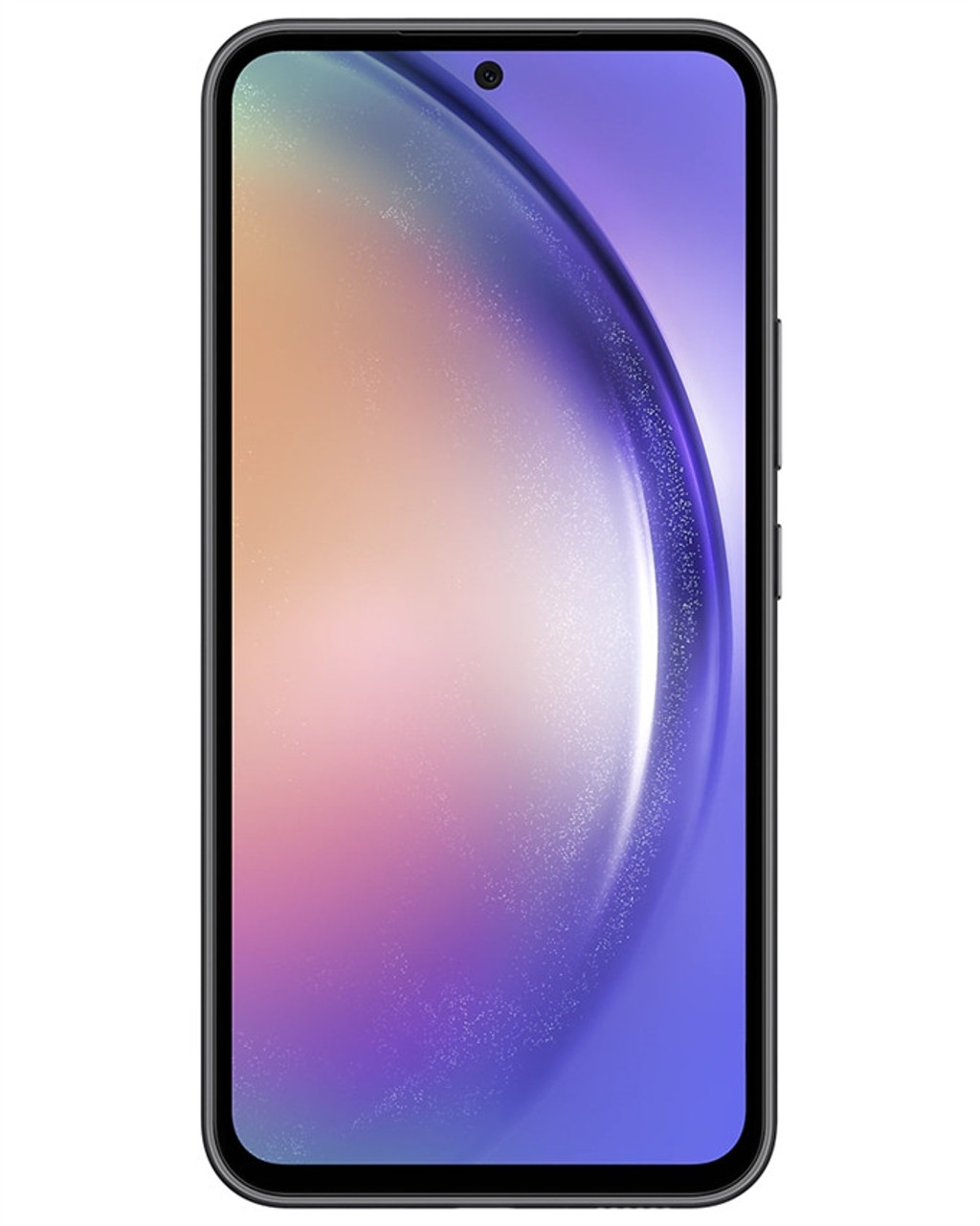 Bulk Samsung Galaxy A54 A546U black 64GB unlocked bulk smartphone A+ Stock front view