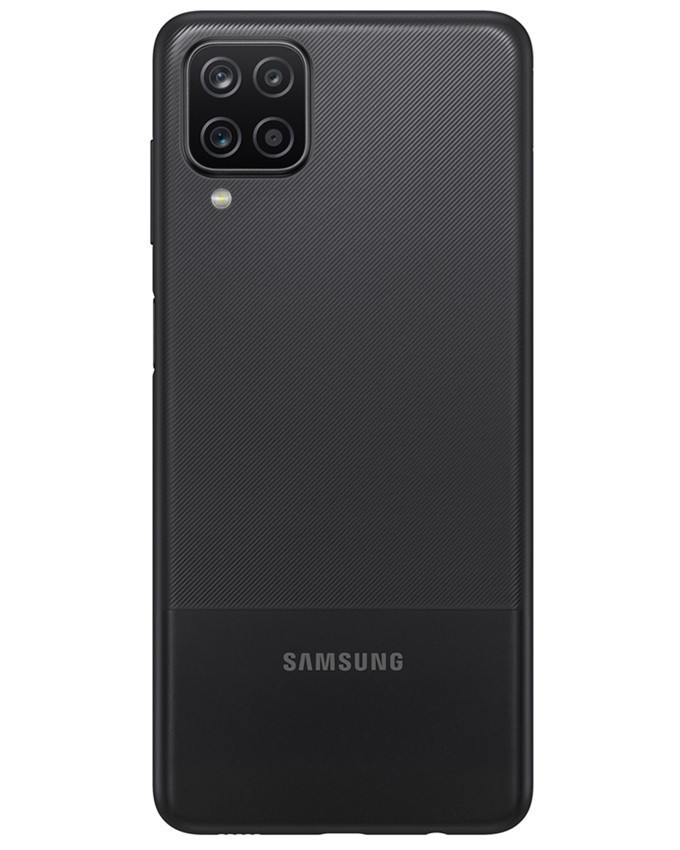 Wholesale Samsung Galaxy A12 A125U black 128GB unlocked bulk smartphone A+ Stock back view