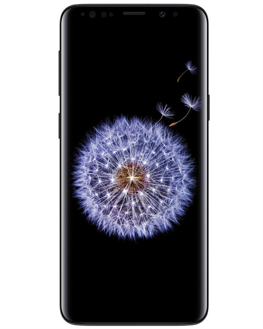Wholesale Samsung Galaxy S9 G960U black 128GB unlocked bulk smartphone A+ Stock front view