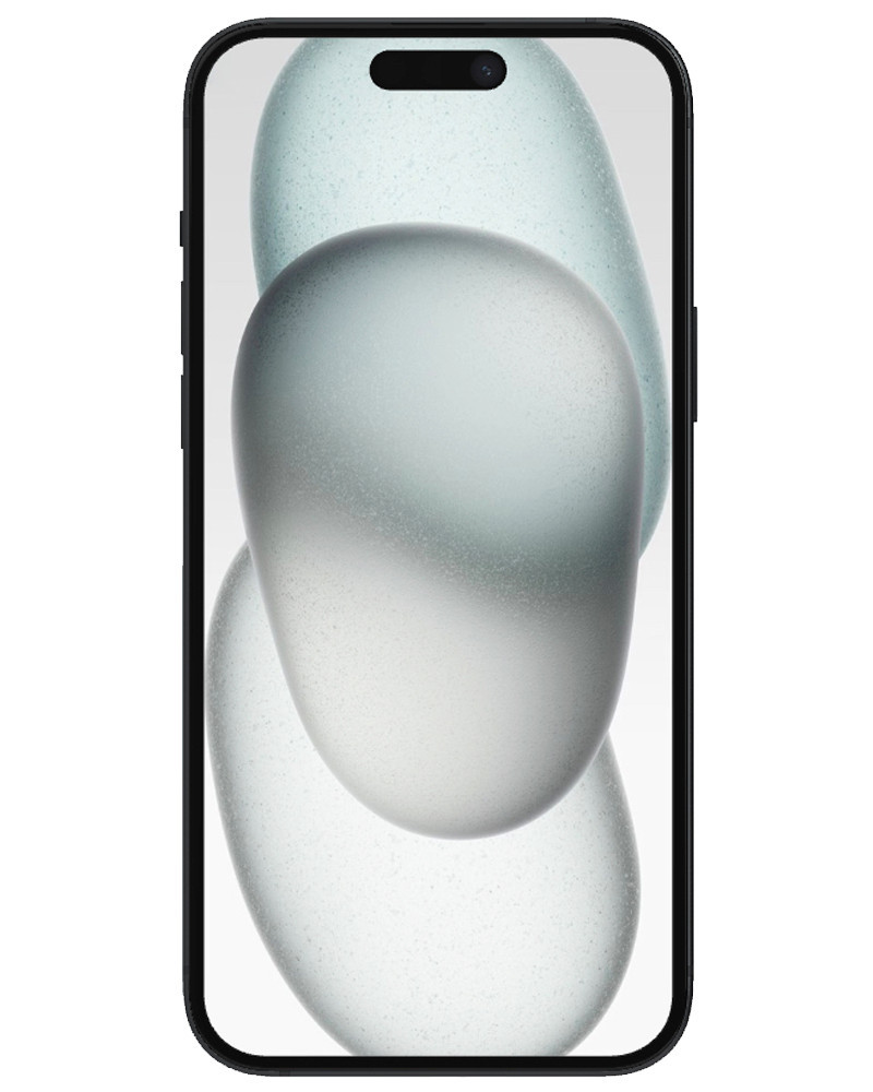 Wholesale Apple iPhone 15 Plus black 128GB unlocked a/b stock bulk smartphone front view