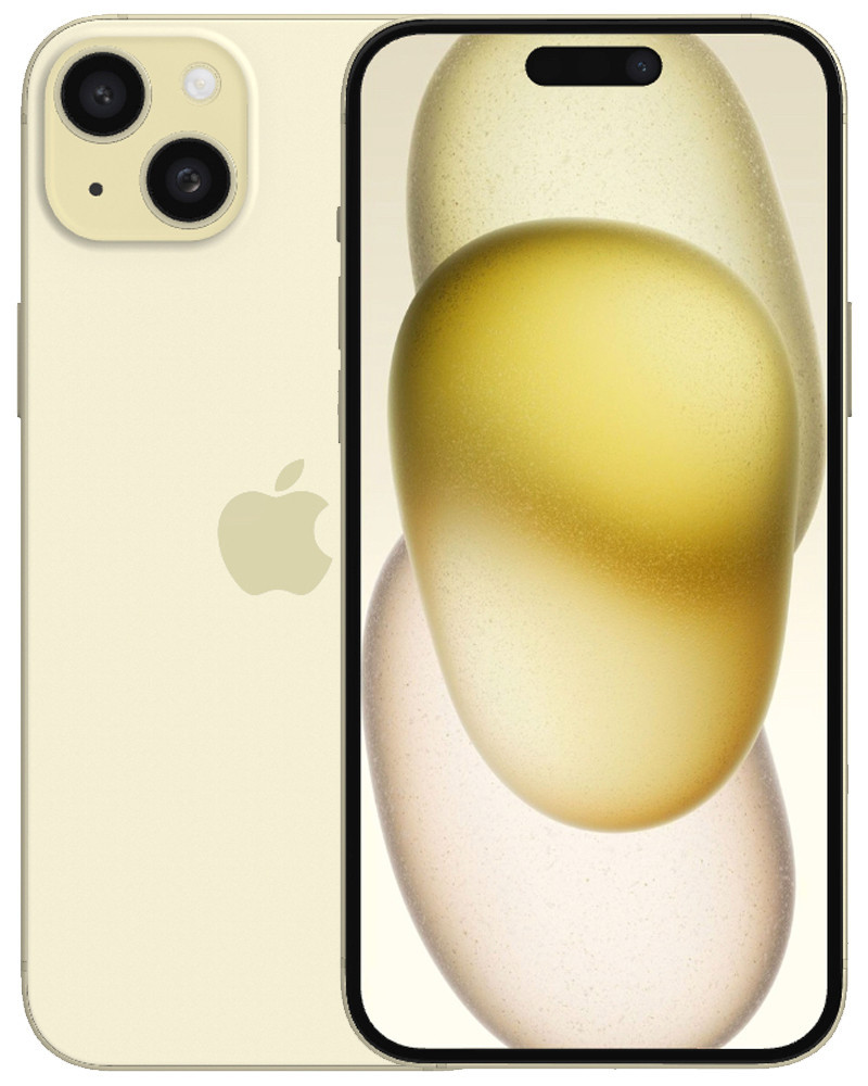 Wholesale Apple iPhone 15 Plus yellow 128GB unlocked A/B grade bulk smartphone