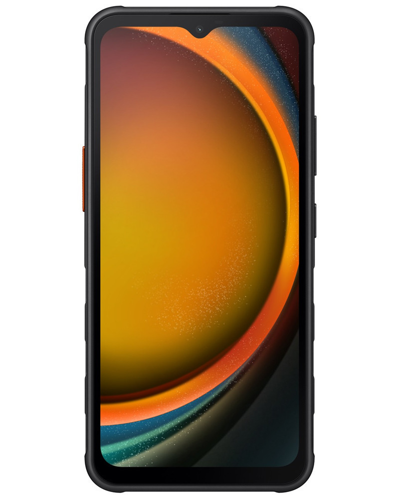 Wholesale Samsung Galaxy XCover 7 black 64GB unlocked bulk smartphone front view