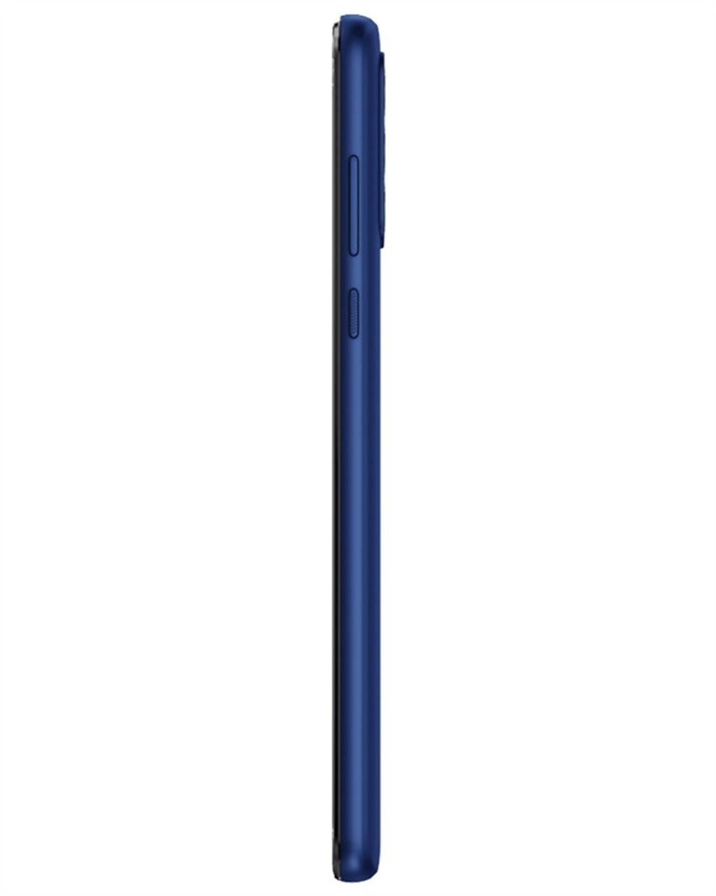 Wholesale Motorola Moto G Play 2023 blue 32GB unlocked bulk smartphone side view A+ stock