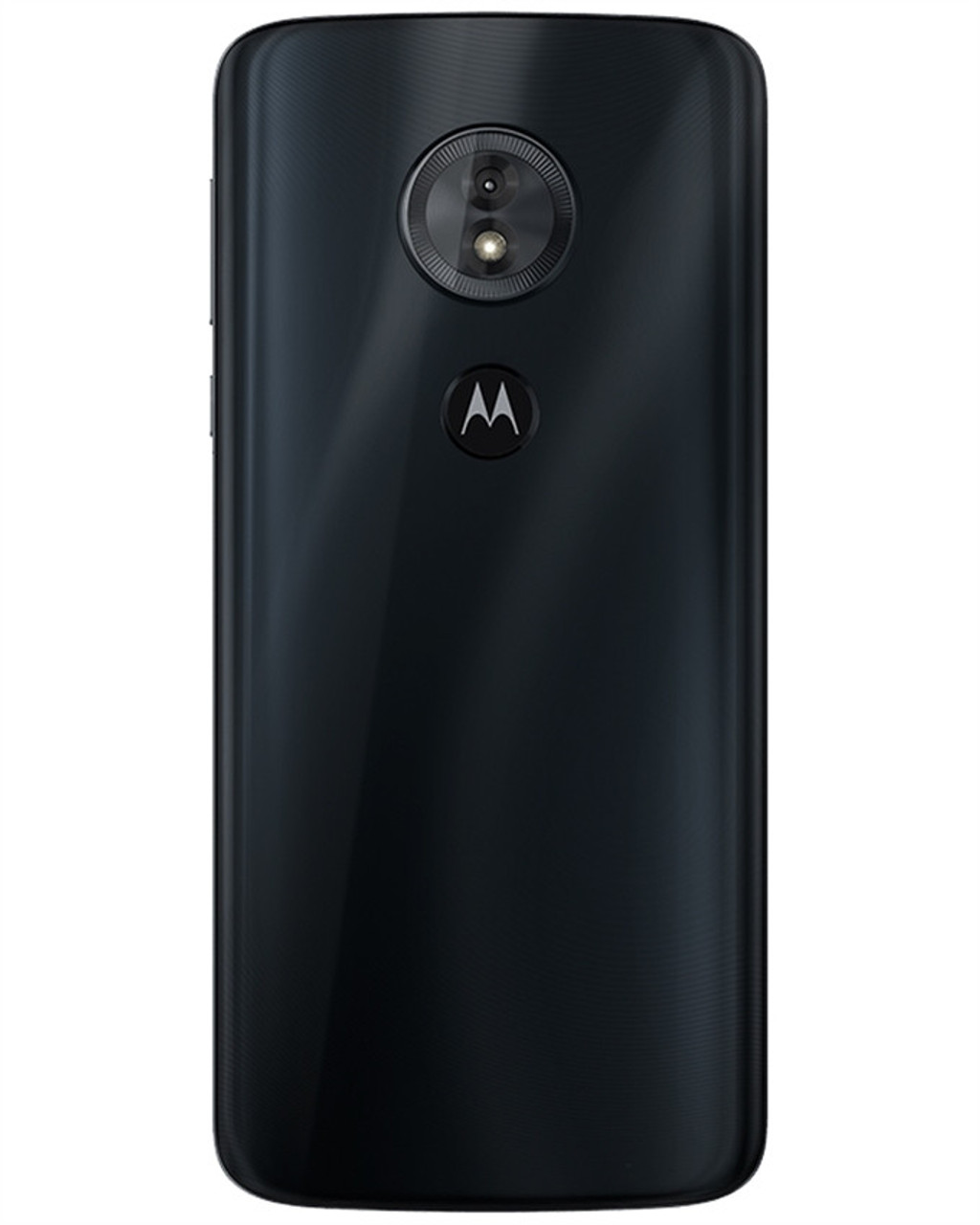Back view of wholesale Motorola Moto G6 Play Deep Indigo 16GB unlocked A+ stock bulk smartphone