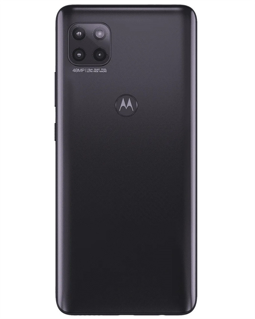 Back view of wholesale Motorola One Ace gray 64GB unlocked A+ stock bulk smartphone