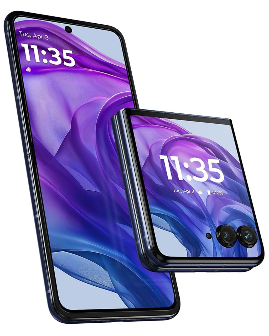 Bulk Motorola Razr+ 2024 5G midnight blue 256GB unlocked A+ stock bulk smartphone