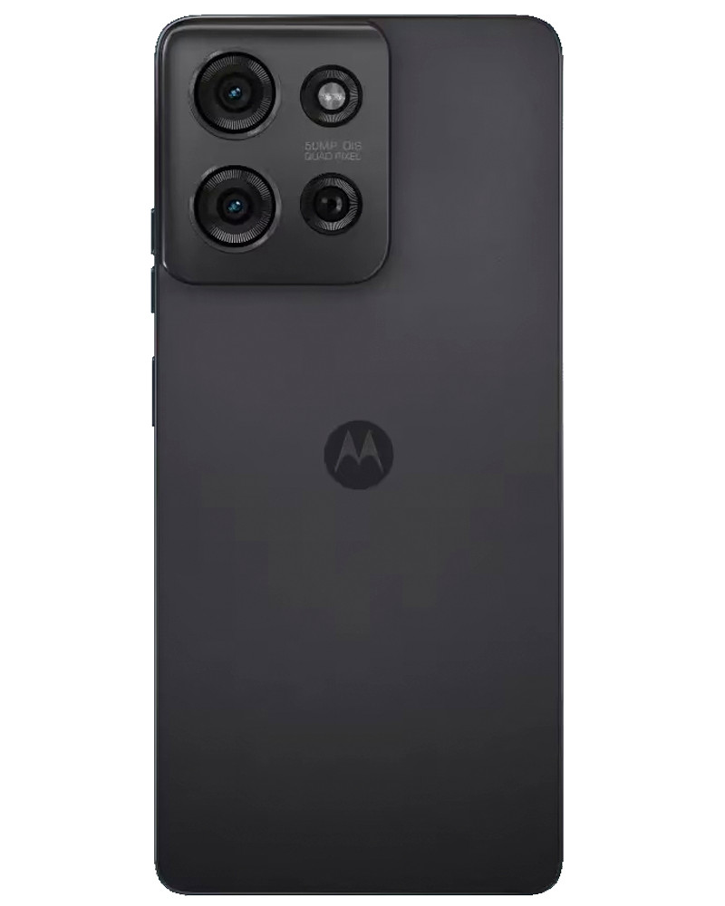 Back view of wholesale Motorola G75 gray 128GB 5G unlocked A+ stock bulk smartphone
