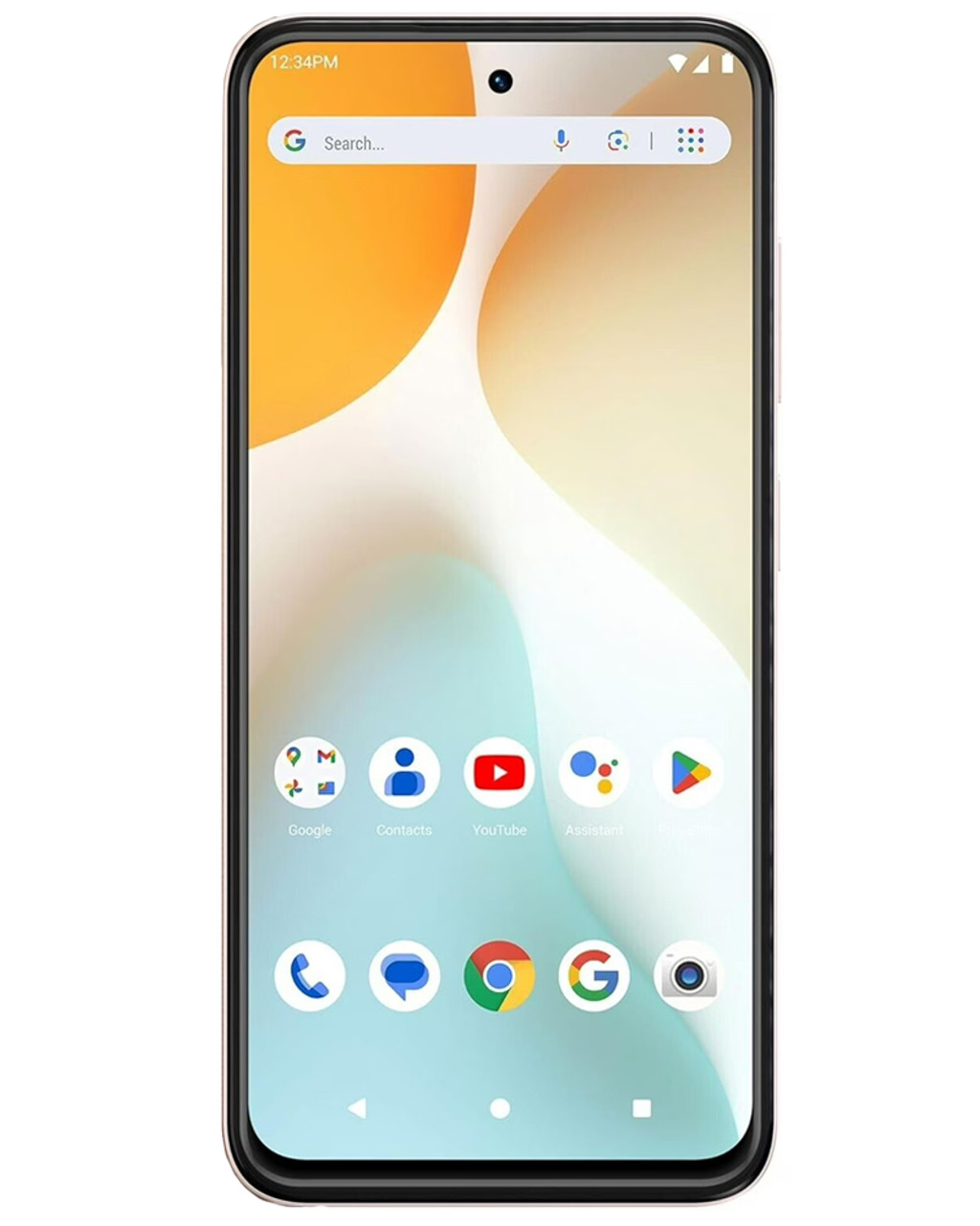 Bulk BLU K20 256GB gold 4G LTE unlocked A+ stock wholesale smartphone front