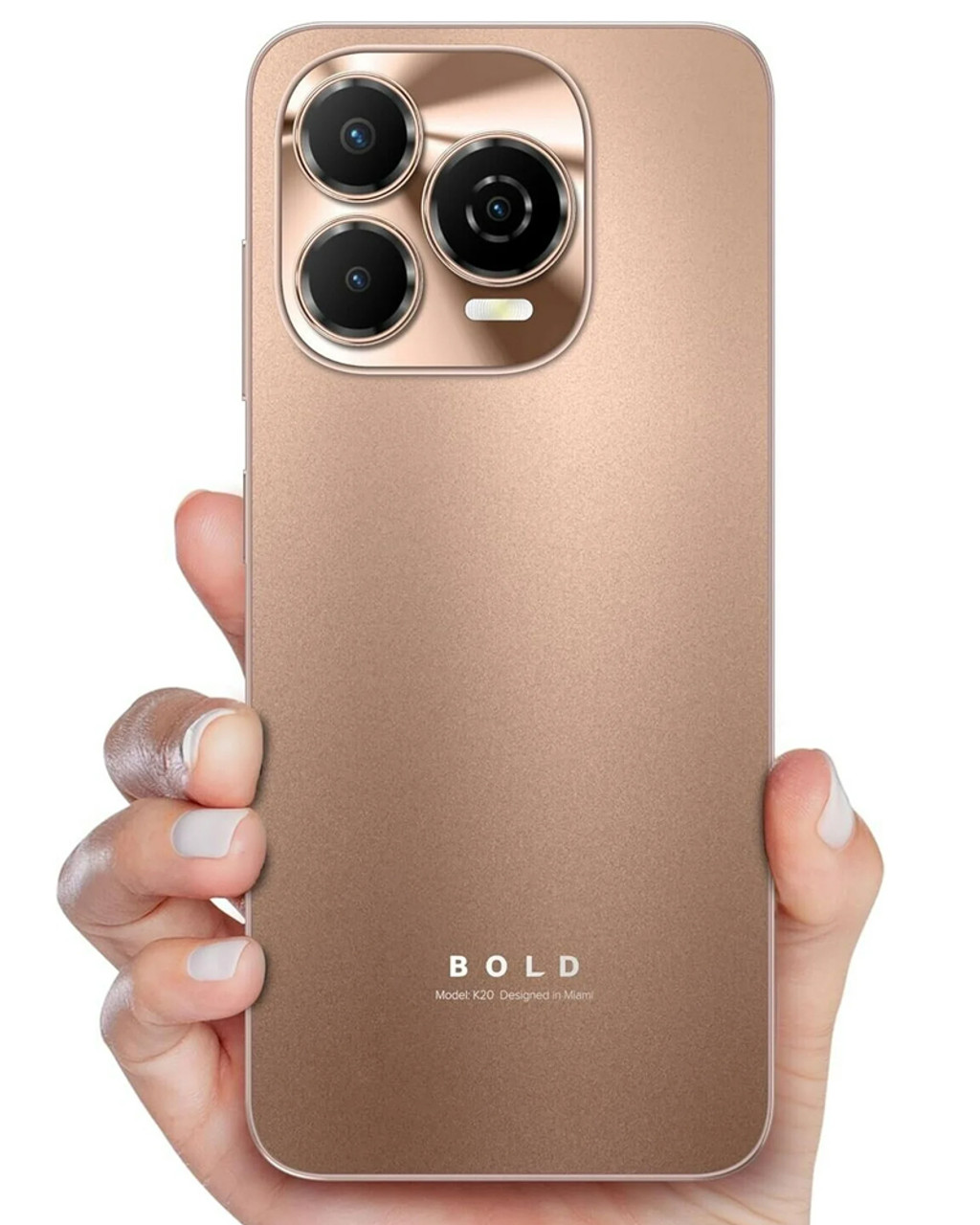 Bulk BLU K20 256GB gold 4G LTE unlocked A+ stock wholesale smartphone back