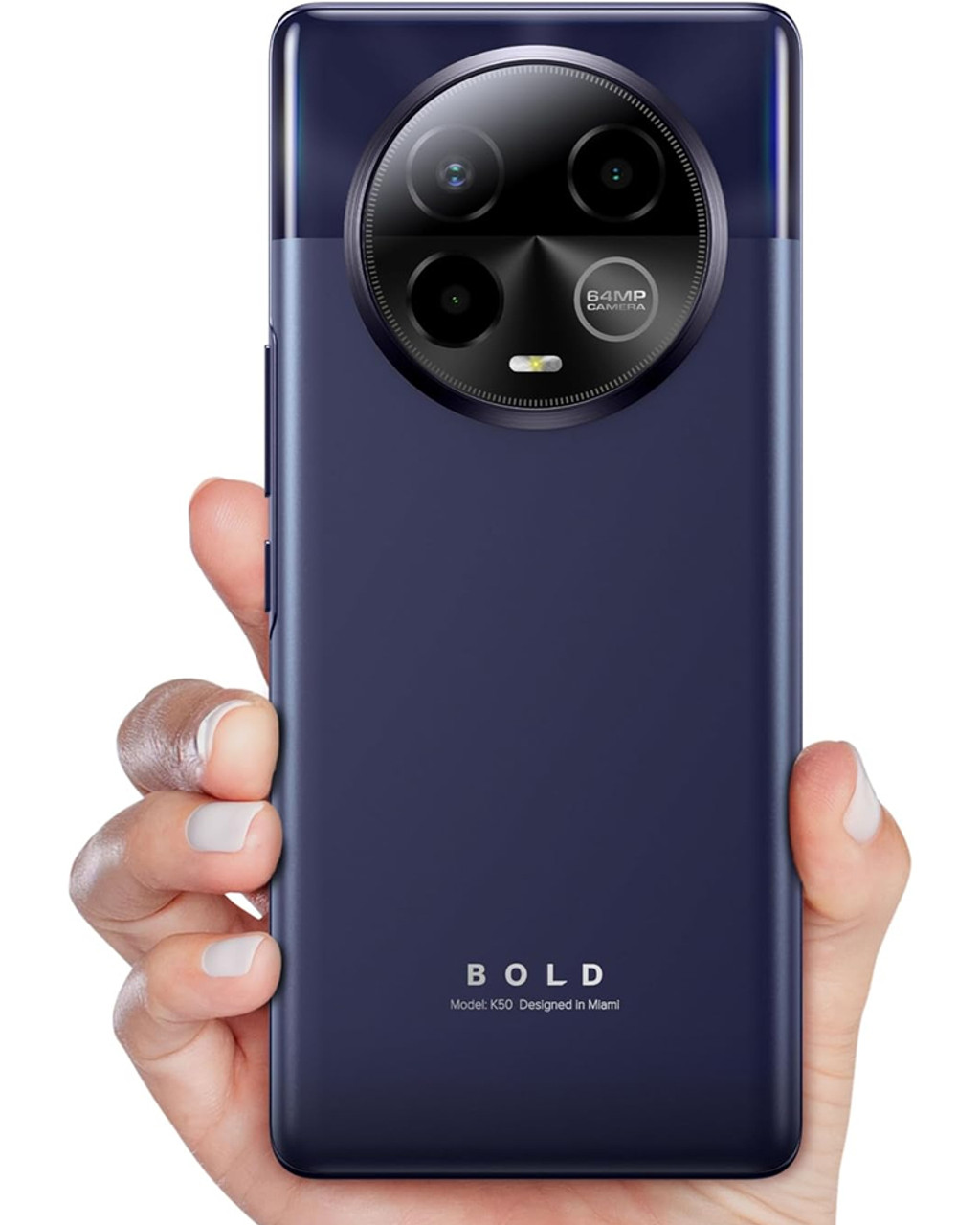 Wholesale BLU K50 256GB purple 5G unlocked A+ stock wholesale smartphone back view