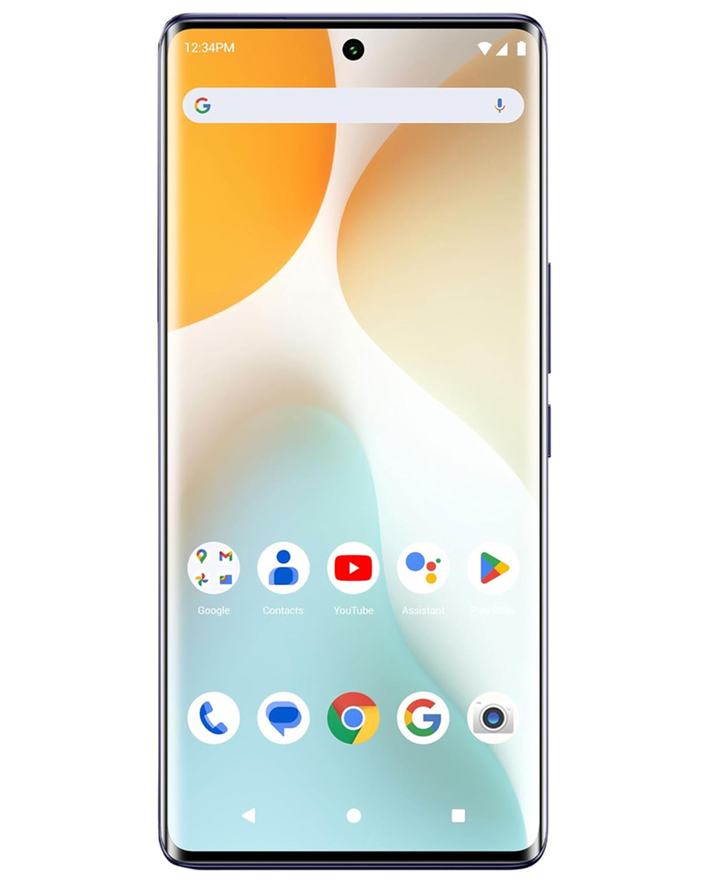 Wholesale BLU K50 256GB purple 5G unlocked A+ stock wholesale smartphone front view