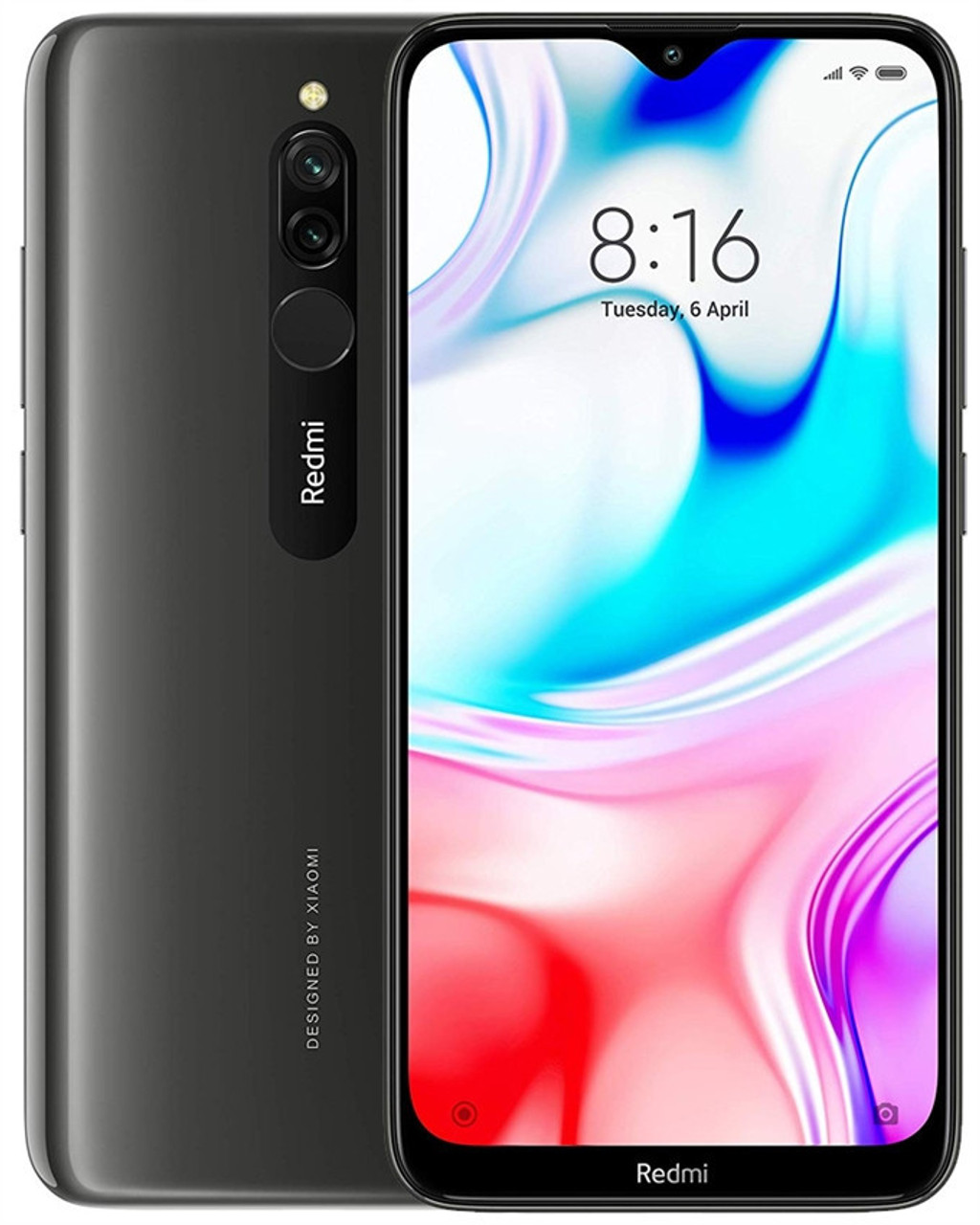 Wholesale Xiaomi Redmi 8 onyx black 64GB 4G LTE unlocked A+ stock bulk smartphone