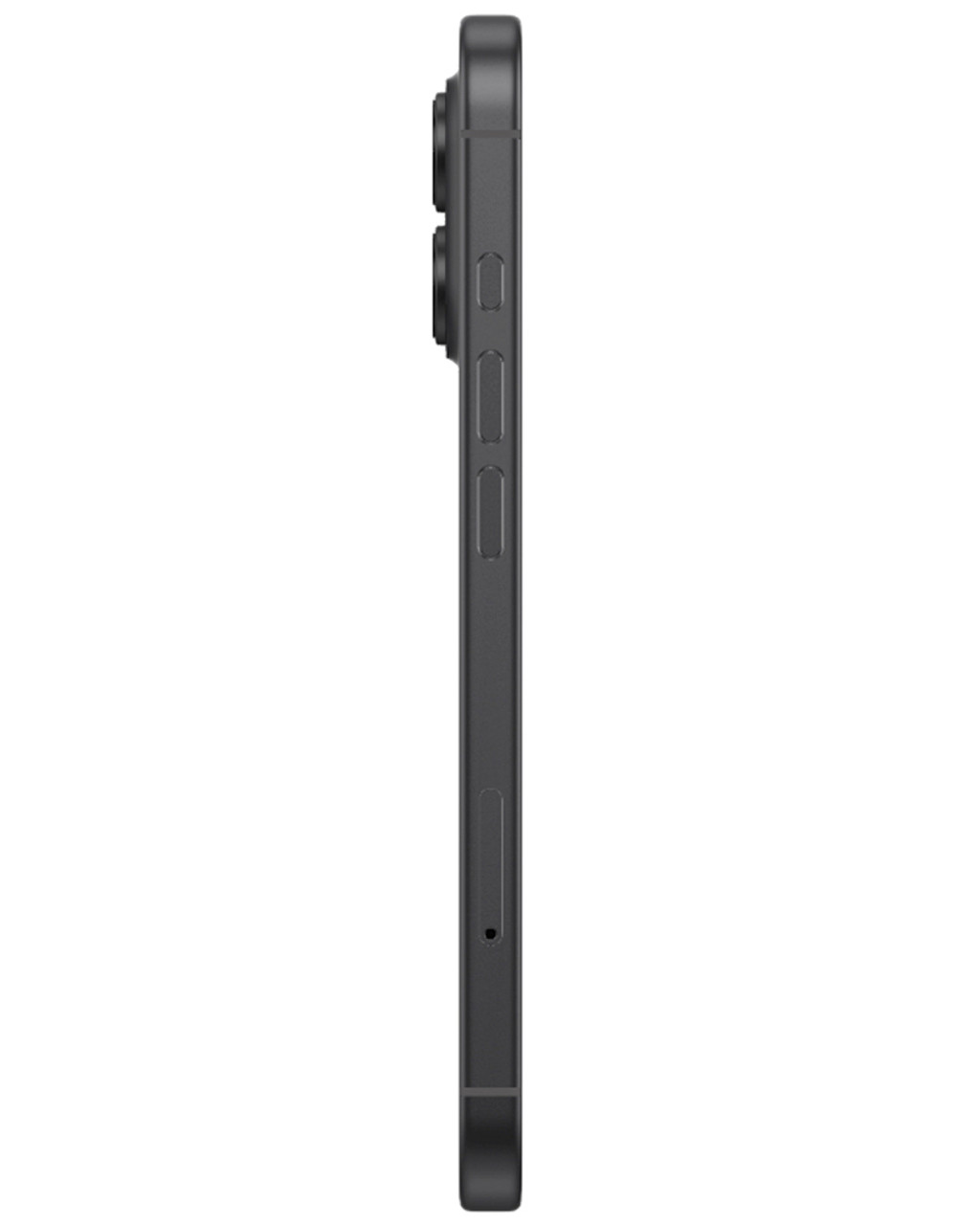 Bulk new iPhone 17 black 256GB 5G unlocked wholesale smartphone side view