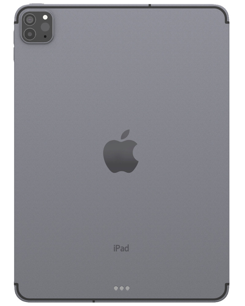Wholesale iPad Pro 11 2020 space gray 128GB 4G LTE unlocked A+ stock wholesale tablet back view