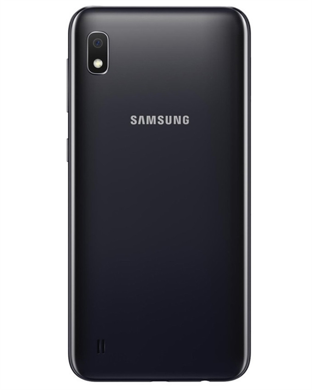 Wholesale Samsung Galaxy A10 black 32GB 4G LTE unlocked A/B stock bulk smartphone back view