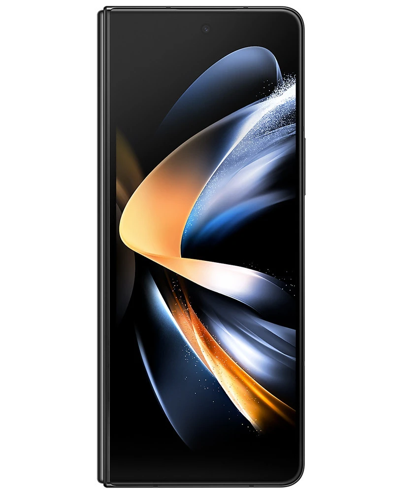 Wholesale Samsung Galaxy Z Fold4 F936U phantom black 256GB 5G unlocked, C/D stock — bulk smartphone lot back view