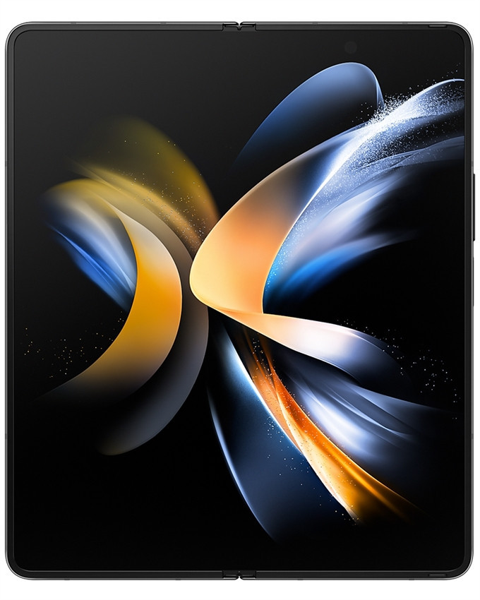 Wholesale Samsung Galaxy Z Fold4 black 512GB 5G unlocked B stock bulk smartphone front view