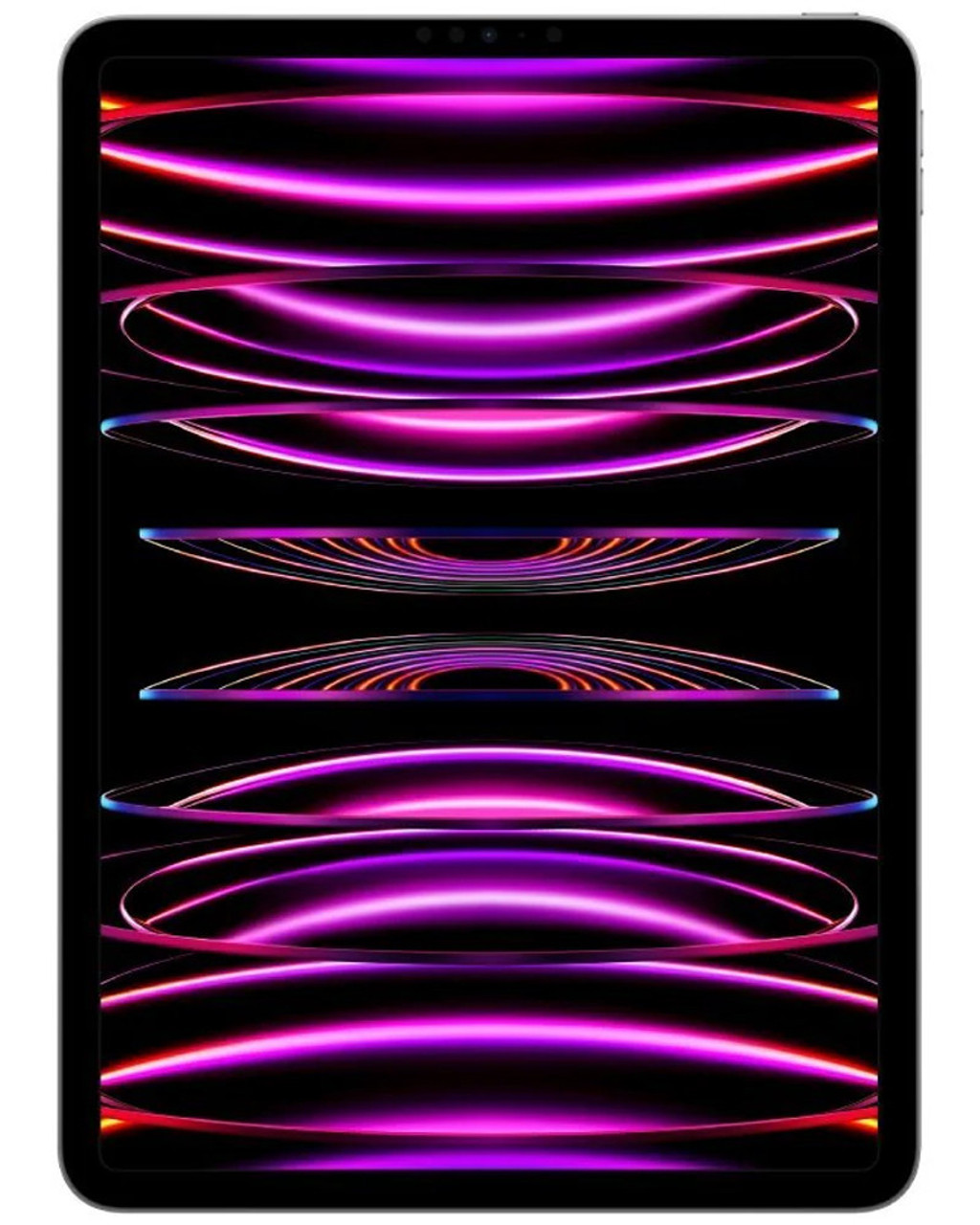 Bulk iPad Pro 11 2022 space gray 128GB 5G unlocked A+ stock bulk tablet front view