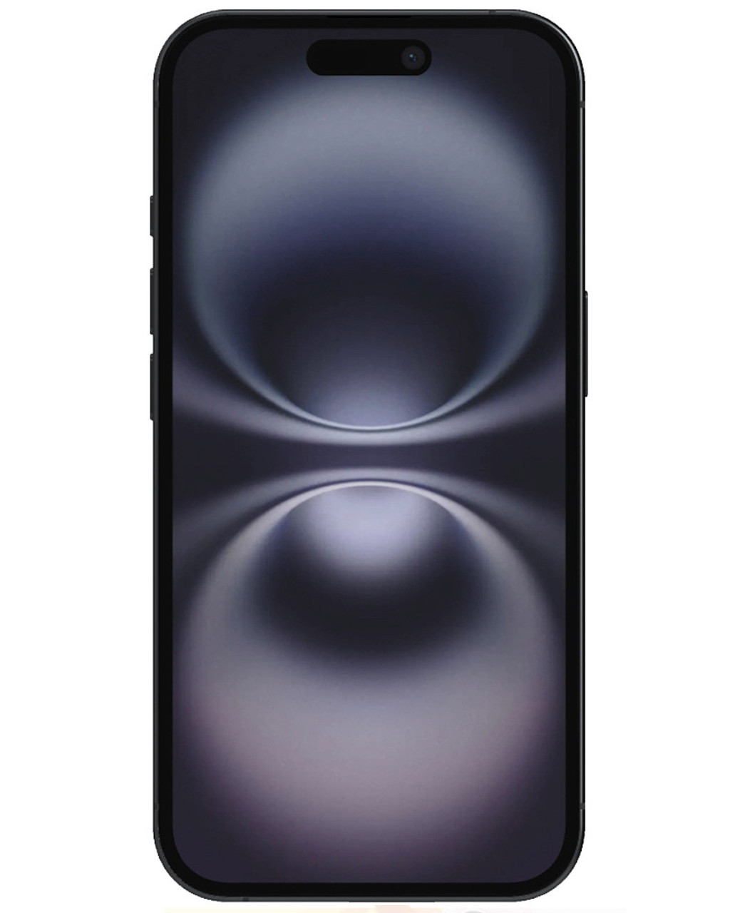 Wholesale iPhone 16 black 128GB 5G unlocked A stock bulk smartphone frot view