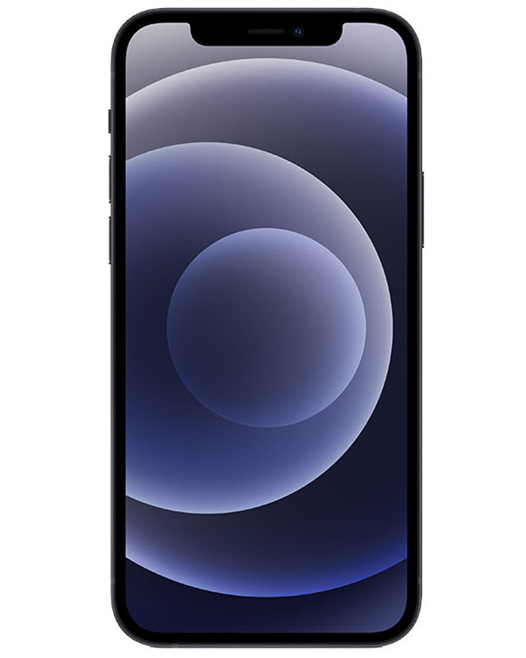 Wholesale iPhone 12 A2172 black 64GB 5G unlocked A stock bulk smartphone front view
