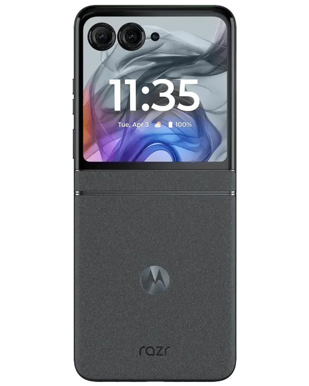 Wholesale Motorola Razr 2024 5G koala gray 256GB unlocked A stock smartphoneback view