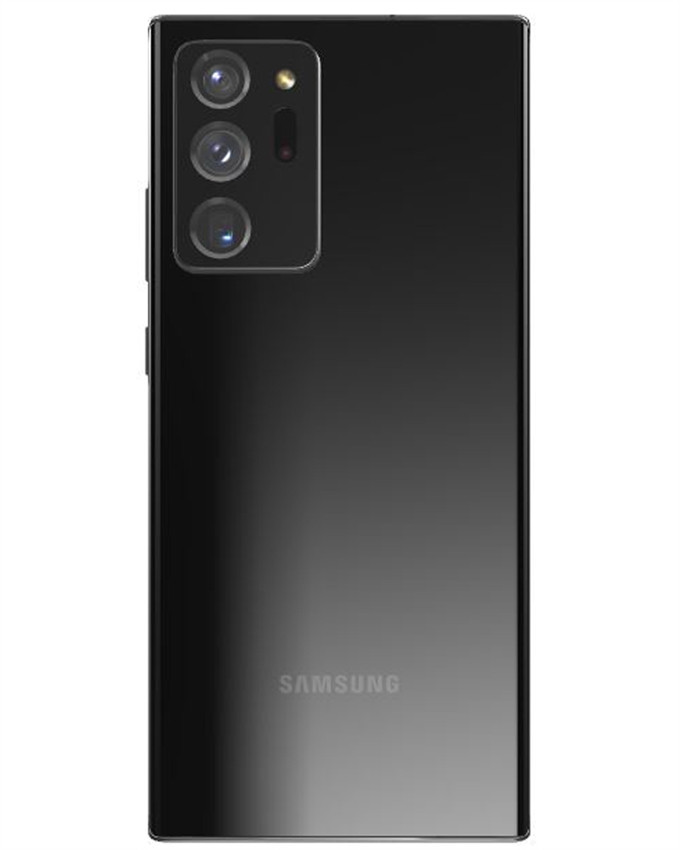 Wholesale Samsung Galaxy Note 20 Ultra N986U mystic black 128GB 5G unlocked C stock bulk smartphone back view