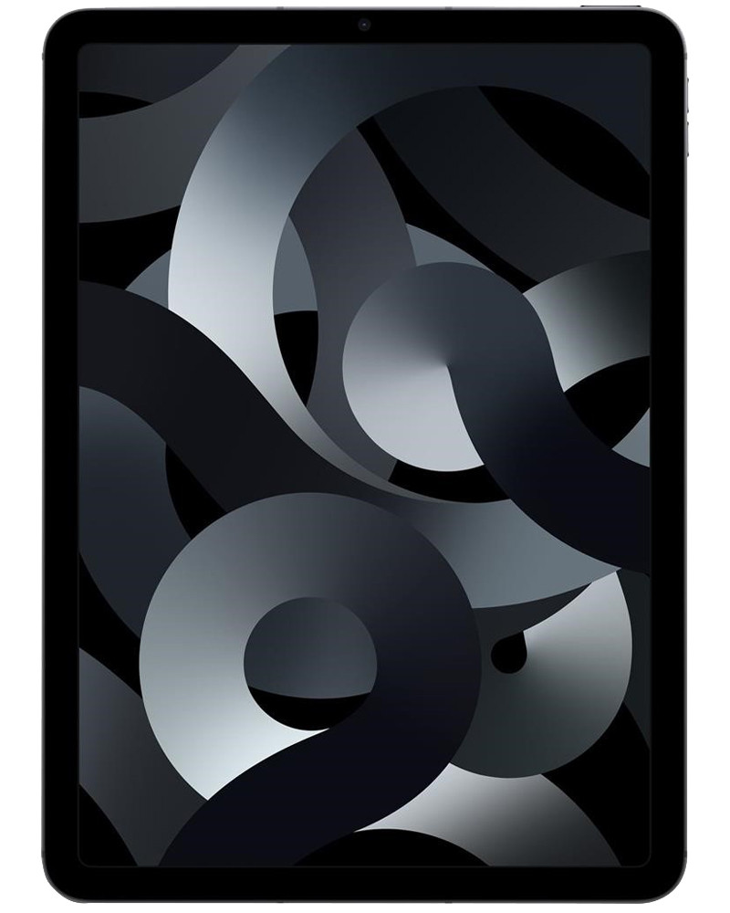 Wholesale iPad Air 5th gen 2022 A2589 space gray 64GB 4G LTE unlocked A stock bulk tablet front view