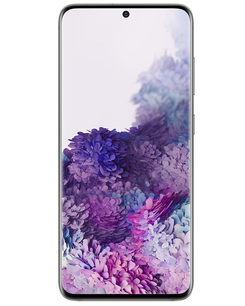 Wholesale Samsung Galaxy S20 white 128GB unlocked bulk smartphone front view